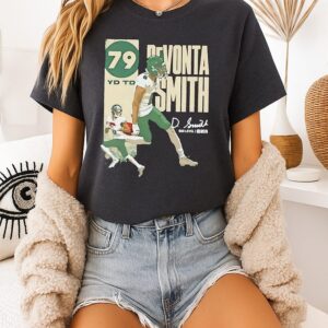 Devonta Smith Philadelphia Eagles Yard Td Signature Vintage T-Shirt