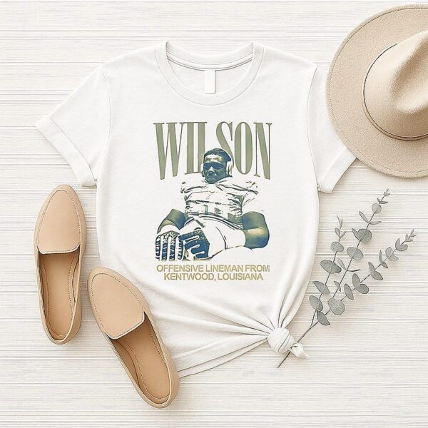 Edwin Wilson Offensive Lineman From Kentwood Lousiana Vintage T-Shirt