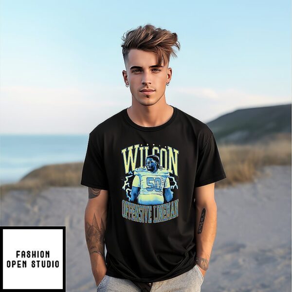Edwin Wilson Offensive Lineman Retro T-Shirt