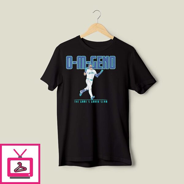 Eugenio Suarez Seattle Mariners O-M-Geno The Game 5 Grand Slam T-Shirt