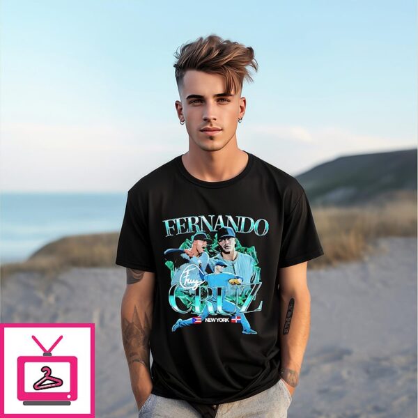 Fernando Cruz New York Yankees Player Signature T-Shirt