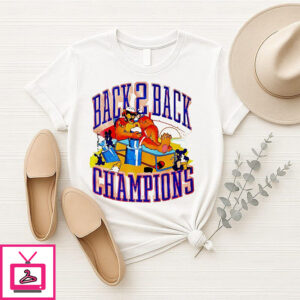 Florida Panthers 2025 Back 2 Back Champions Cartoon T-Shirt