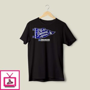 Fly The Pennant La Dodgers National League Division Champions 2025 T-Shirt