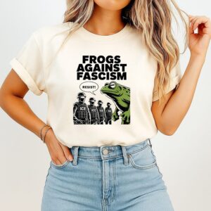 Frogs Against Fascism USA 50501 No Kings Resist T-Shirt Frogs Against Fascism USA 50501 No Kings Resist T-Shirt