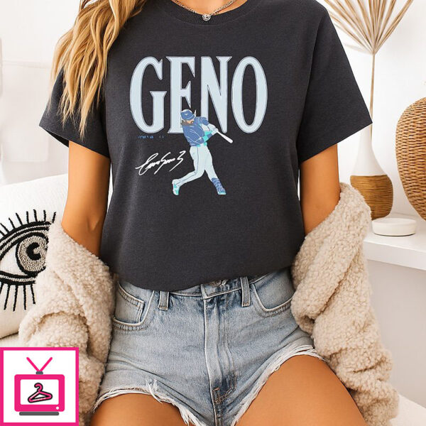 Geno Eugenio Suarez Seattle Mariners Signature T-Shirt