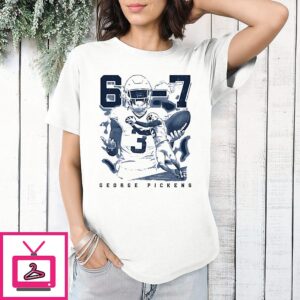 George Pickens Dallas Cowboys 6-7 Retro T-Shirt