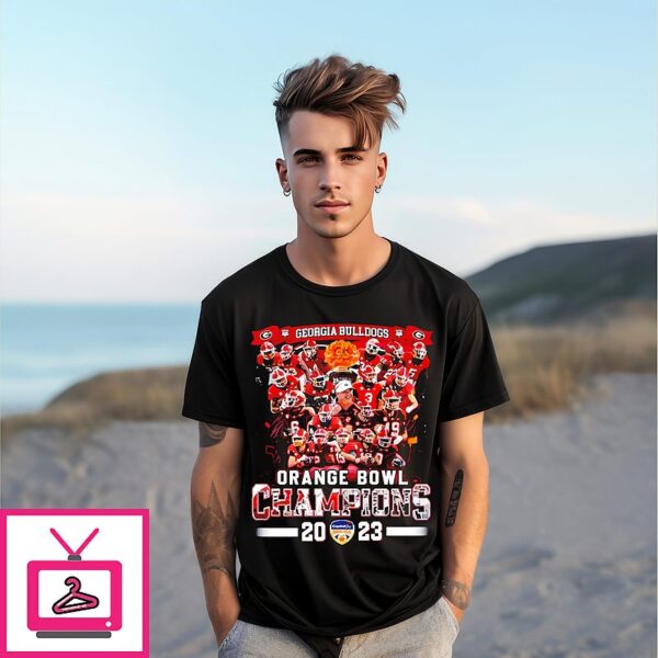 Georgia Bulldogs 2025 Orange Bowl Champions T-Shirt