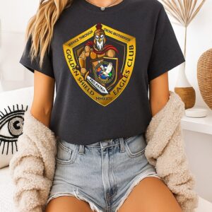 Golden Shield Eagles Club Logo T-Shirt