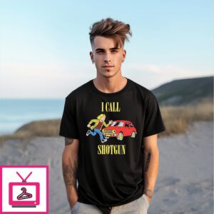 I Call Shotgun Nirvana Cartoon T-Shirt