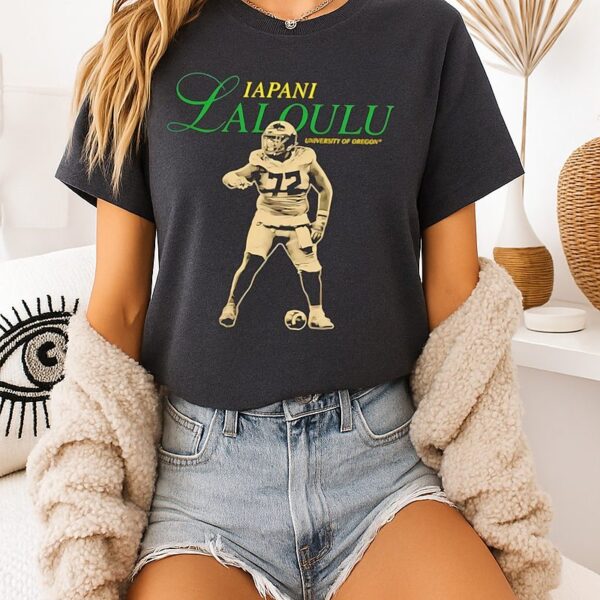 Iapani Laloulu Oregon Football NCAA Art T-Shirt