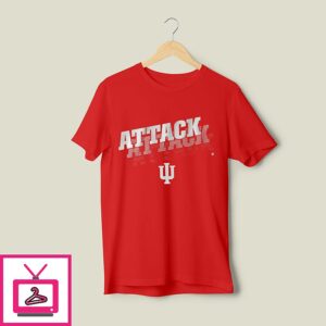 Indiana Hoosiers Football Attack Attack Attack T-Shirt