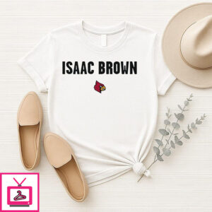 Isaac Brown Louisville Cardinals Text T-Shirt