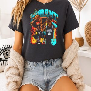 Ja Morant Memphis Grizzlies Cartoon Graphic T-Shirt