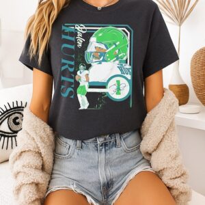 Jalen Hurts Philadelphia Eagles Collage Frame Signature T-Shirt