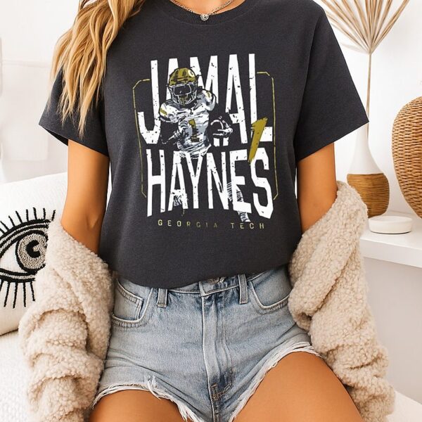 Jamal Haynes Georgia Tech Football Player Number 1 T-Shirt