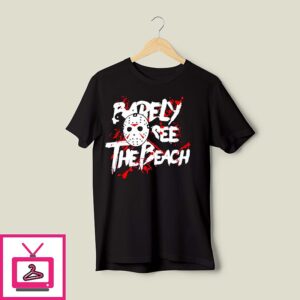 Jason Voorhees Barely See The Beach Halloween T-Shirt