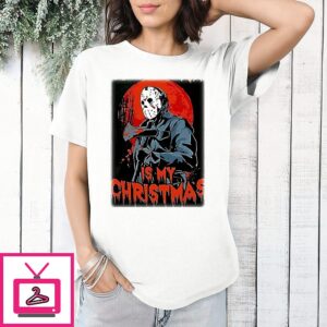 Jason Voorhees Halloween Is My Christmas T-Shirt