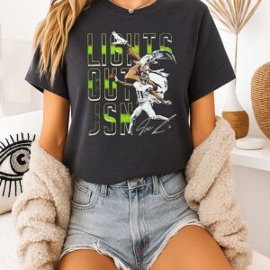 Jaxon Smith-Njigba Lights Out Jsn Seattle Seahawks Signature T-Shirt Jaxon Smith-Njigba Lights Out Jsn Seattle Seahawks Signature T-Shirt