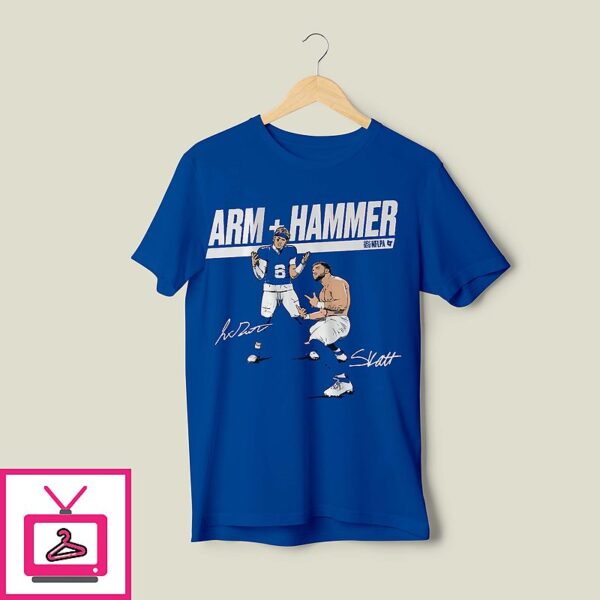 Jaxson Dart & Cam Skattebo Arm And Hammer T-Shirt
