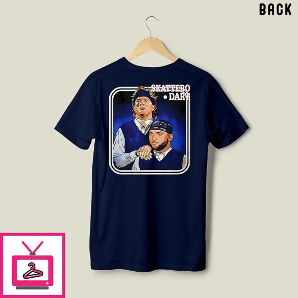 Jaxson Dart & Cam Skattebo New York G Step Brothers T-Shirt