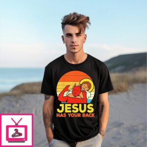 Jesus Vs Evil Has Your Back Vintage T-Shirt Jesus Vs Evil Has Your Back Vintage T-Shirt