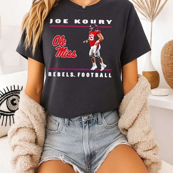 Joe Koury Ole Miss Rebels Illustrated T-Shirt
