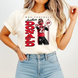Jordan Donald Western Kentucky Hilltoppers Illustrated T-Shirt