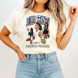 Julia Stanev Marquette Volleyball Signature T-Shirt Julia Stanev Marquette Volleyball Signature T-Shirt