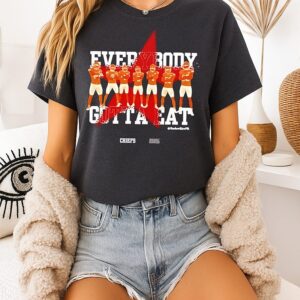 Kansas City Chiefs Everybody Gotta Eat 2025 T-Shirt Kansas City Chiefs Everybody Gotta Eat 2025 T-Shirt