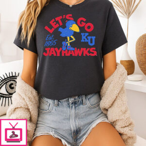 Kansas Jayhawks Let’s Go Jayhawks Est 1865 T-Shirt