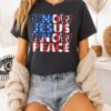 Know Jesus Know Peace American Flag T-Shirt
