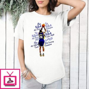 Kobe Bryant 18x NBA All-Star 5x NBA Champion Signature T-Shirt