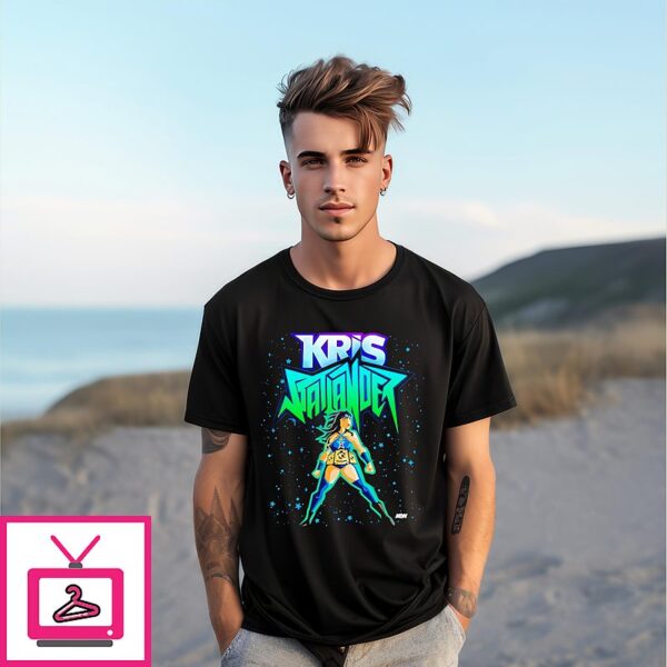 Kris Statlander Star Warrior Aew Cartoon T-Shirt