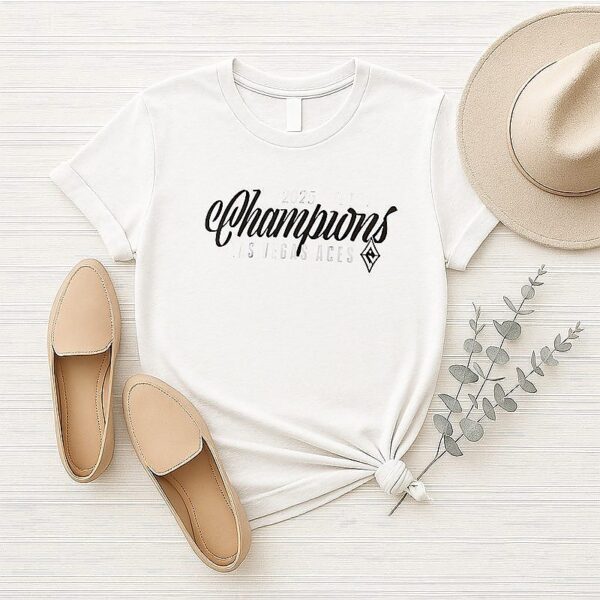 Las Vegas Aces 2025 Wnba Finals Champions Elegance 2 Sided T-Shirt