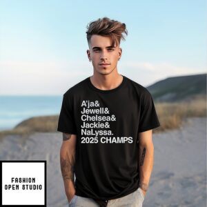 Las Vegas Aces A’ja And Jewell And Chelsea And Jackie And Nalyssa 2025 Champs T-Shirt