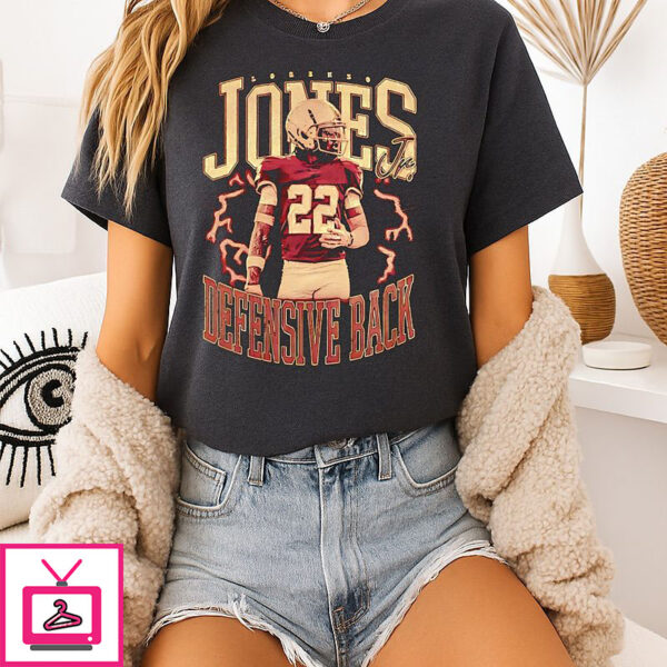 Lorenzo Jones Jr. Defensive Back Vintage T-Shirt