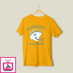 Los Angeles Chargers Charger Power T-Shirt Los Angeles Chargers Charger Power T-Shirt