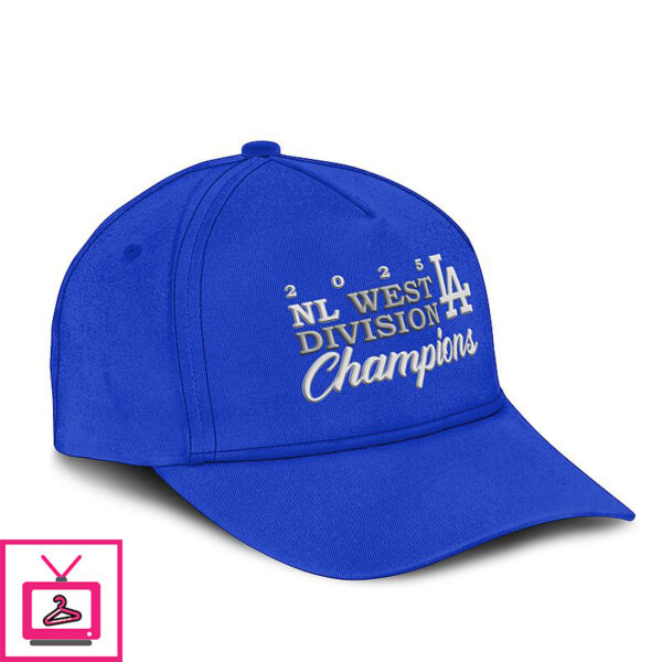Los Angeles Dodgers 2025 Nl West Division Champions Hat