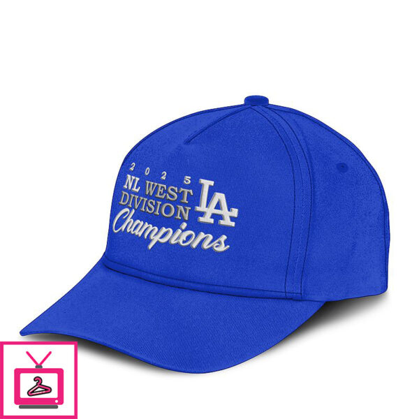 Los Angeles Dodgers 2025 Nl West Division Champions Hat
