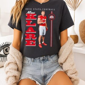 Max Klare Ohio State Buckeyes Illustrated T-Shirt