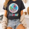 Miami Sports Team Dolphins Heat Marlins Florida Panthers Inter Miami Cf And Hurricanes Logo T-Shirt