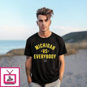 Michigan Wolverines Vs. Everybody Logo T-Shirt