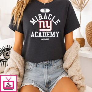 Miracle Academy X New York Giants NFL Nahmias T-Shirt