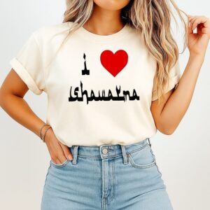 Miya I Love Shawarma Heart T-Shirt
