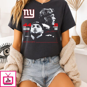 New York Giants Cam Skattebo And Jaxson Dart Signatures T-Shirt
