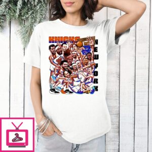 New York Knicks 2026 Team Caricature T-Shirt