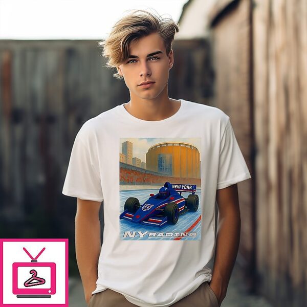 New York Rangers Nyracing Car T-Shirt