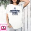 New York Yankees Subway Series Champs World Series 2000 T-Shirt