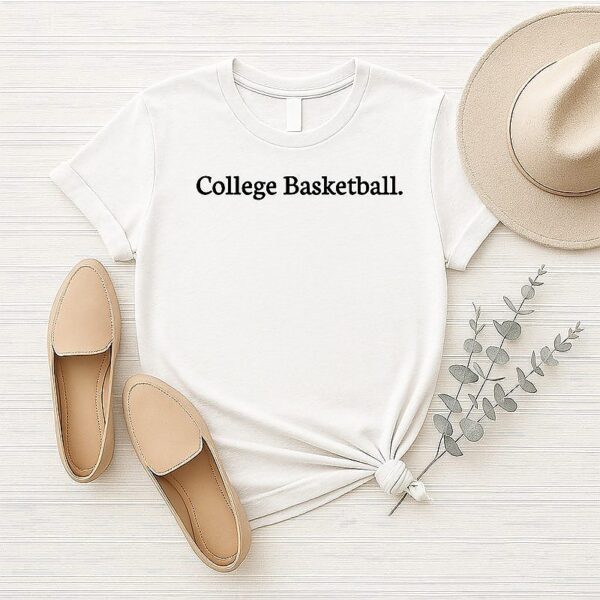 Nick Bateman Wearing College Basketball T-Shirt