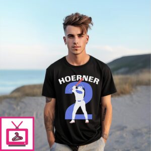 Nico Hoerner 2 Chicago Cubs Slugger Swing T-Shirt